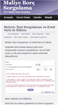Mobile Screenshot of maliyesorgulama.com